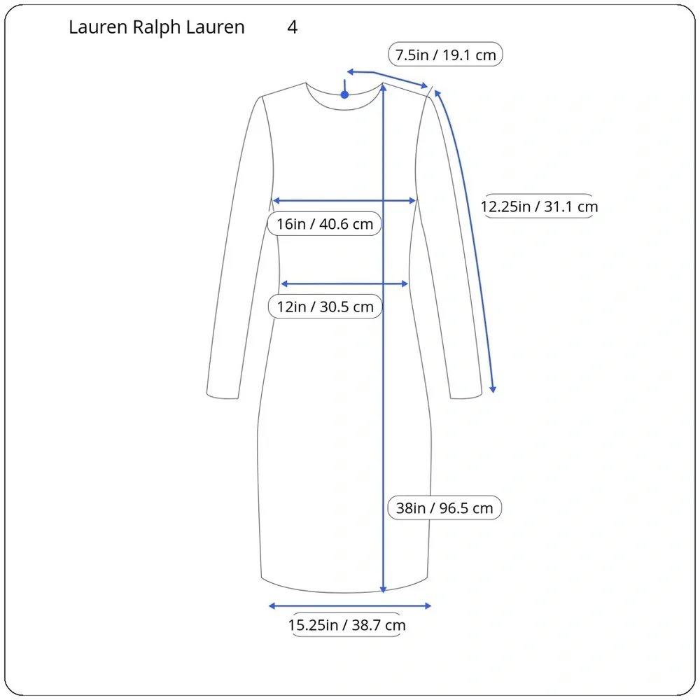 Lauren Ralph Lauren Women’s Sheath Dress - Picture 6 of 6